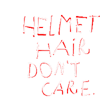 Cycling Grlpck Sticker - Cycling Grlpck Helmet Hair Stickers
