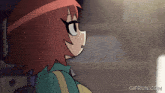 a gif from gifrun.com shows a girl with glasses