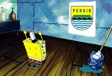 Spongebob Persib GIF - Spongebob Persib Sepak Bola GIFs