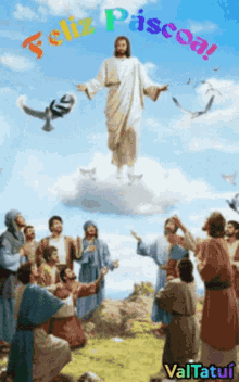 Feliz Pascoa Valtatui Jesus GIF