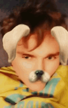 Snapchat Filter Dog Boy GIF