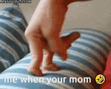 Me When Your Mom Finger GIF - Me When Your Mom Finger Hooray GIFs