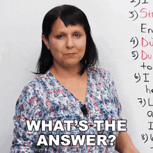 What'S The Answer Rebecca GIF - What'S The Answer Rebecca Engvid GIFs