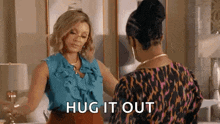 Vanessa Williams Awkward Hug GIF - Vanessa Williams Awkward Hug Tichina Arnold GIFs