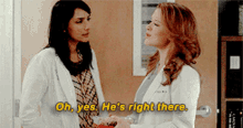 Greys Anatomy April Kepner GIF - Greys Anatomy April Kepner Oh Yes Hes Right There GIFs