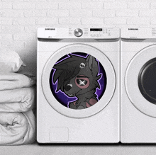 Hallowteefs Cat Washing Machine GIF - Hallowteefs Cat Washing Machine Furry GIFs