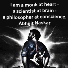 I Am A Monk At Heart Scientist At Brain GIF - I Am A Monk At Heart Scientist At Brain Philosopher At Conscience GIFs