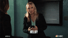 Hello Detective Amanda Rollins GIF - Hello Detective Amanda Rollins Kelli Giddish GIFs
