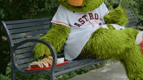 Houston Astros Orbit GIF - Houston astros Orbit Eating - Discover & Share  GIFs