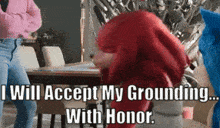 Knuckles Tv Show I Will Accept My Grounding With Honor GIF - Knuckles Tv Show I Will Accept My Grounding With Honor Grounded GIFs