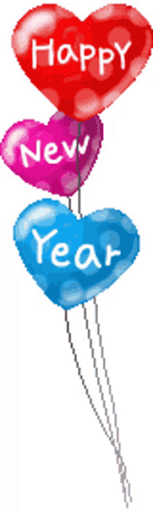 new year balloons happy new year celebration heart balloons