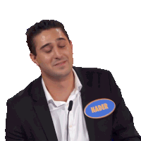 Laughing Nader Sticker - Laughing Nader Family Feud Stickers