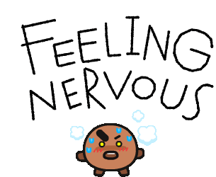 Bt21 Feeling Nervous Sticker - Bt21 Feeling Nervous Shooky Stickers