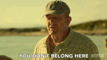 You Dont Belong Here Clint Collins GIF - You Dont Belong Here Clint Collins White Lines GIFs