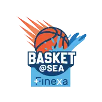 a logo for the finexa basket @ sea basketball league