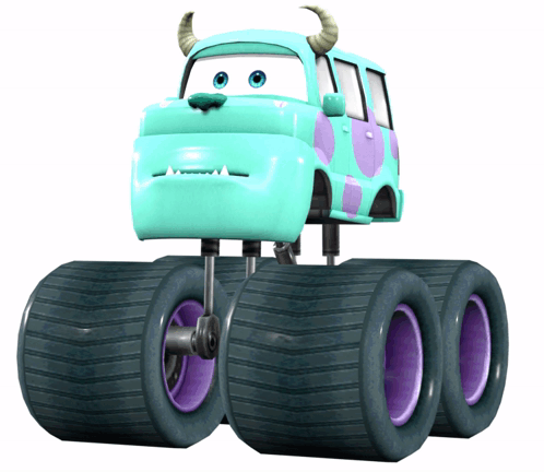 Sulley Monsters Inc Sticker Sulley Monsters inc Monster truck Discover Share GIFs