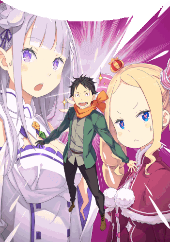 Rezero Light Novel Sticker - Rezero Light Novel Book Stickers