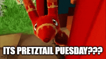 Pretztail Pretztail Puesday GIF - Pretztail Pretztail Puesday Viva Piñata GIFs