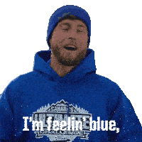 I'M Feelin' Blue I'M Team Blue Adam Pike Sticker - I'M Feelin' Blue I'M Team Blue Adam Pike Canada'S Ultimate Challenge Stickers