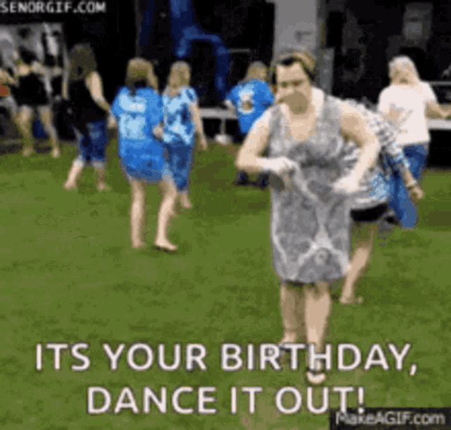 Its Your Birthday Birthday Dance GIF - Tenor GIF Keyboard - Bring