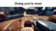 Doin Youre Mom Tabletop Racing GIF
