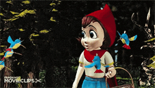 a little red riding hood movie clip is shown