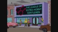League Of Extra Horny Gentlemen GIF - The Simpsons League Of Extra Horny Men GIFs