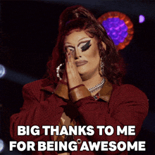 Big Thanks To Me For Being Awesome Salina Estitties GIF - Big Thanks To Me For Being Awesome Salina Estitties Rupaul'S Drag Race GIFs