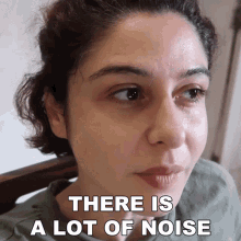 There Is A Lot Of Noise Scherezade Shroff GIF - There Is A Lot Of Noise Scherezade Shroff Its So Noisy GIFs