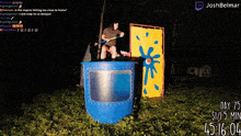 a screenshot of josh balmar playing a game