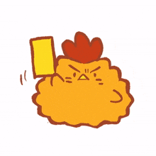 chicken angry animal warning angry