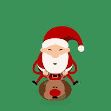 Reindeer Funny GIF - Reindeer Funny Santa GIFs