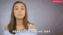 Perfect For The Day Hesha Chimah Pathak GIF - Perfect For The Day Hesha Chimah Pathak Pinkvilla GIFs