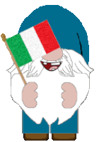 Gnome Greeting Traditions Around The World Sticker