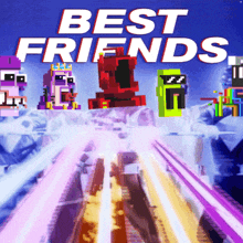 a poster for a video game called " best friends "
