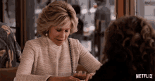 Crying Jane Fonda GIF - Crying Jane Fonda Grace Hanson GIFs