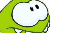 Looking At You From Head To Toe Om Nom Sticker - Looking At You From Head To Toe Om Nom Cut The Rope Stickers