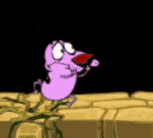 Courage Courage The Cowardly Dog GIF - Courage Courage The Cowardly Dog Scary GIFs