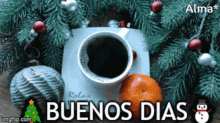 Buenos Dias Cafe De Navidad GIF