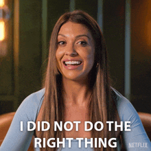 I Did Not Do The Right Thing Julie GIF - I Did Not Do The Right Thing Julie The Trust A Game Of Greed GIFs