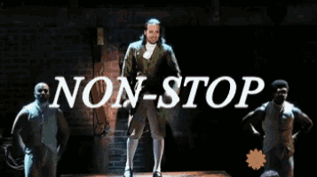 Hamilton musical non stop hot sale