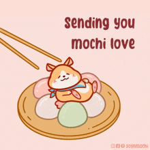 Mochi-love Mochi-hug GIF