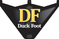 Duck Foot Df Sticker - Duck Foot Df Logo Stickers