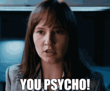 Mk Wiles Mary Kate Wiles GIF - Mk Wiles Mary Kate Wiles You Psycho GIFs