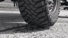 Spikes Run Over By Car Strong Tire GIF