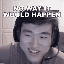 no way it would happen pobelter clg pobelter counter logic gaming thats not gonna happen