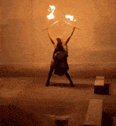 Hoecat Fire Dancer GIF - Hoecat Fire Dancer Firedancer GIFs