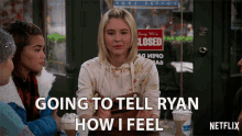 Going To Tell Ryan How I Feel Isabel May GIF - Going To Tell Ryan How I Feel Isabel May Katie Cooper GIFs