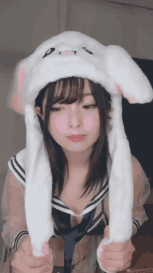 cute cosplay bunny hat