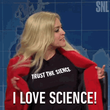 I Love Science Marjorie Taylor Greene GIF - I Love Science Marjorie Taylor Greene Saturday Night Live GIFs